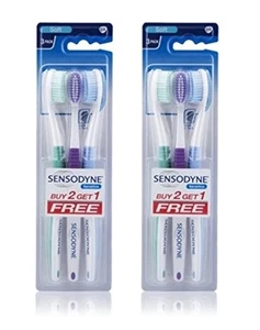 Sensitive Zahnbürste Soft Sensitive Zähne, 3 Stück (2er Pack) - Bild 1 von 3