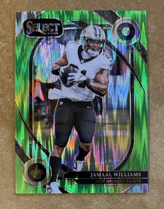 2024 Panini Select Jamaal Williams Club Level Green Shock Prizm /499 Saints #266 - Bild 1 von 2