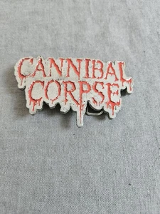 CANNIBAL CORPSE RED LOGO GESTICKTER RÜCKENAUFNÄHER - Bild 1 von 4