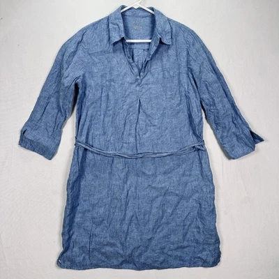 LILLY PULITZER Pilar Tunic Dress 100% Linen Womens Small Beacon Blue Summer NWOT - Image 1 of 4