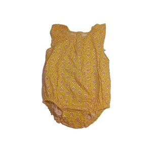 Carter’s Just One You Baby Mädchen NB Strampler Baumwolle gelb Palmenmuster Sonnenanzug - Bild 1 von 4