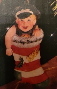 Vtg 1995 Genuine Harley Davidson Motorcycle Ornament - Christmas Stocking  NEW - Picture 1 of 7
