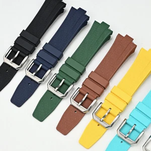 For Citizen NJ0150 NJ0151 Replacement Strap FKM Watch Strap Convex Interface - Picture 1 of 21