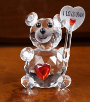 Sister Mum Best Nan & Its a Girl Teddy Bear Crystal I Love You Best Dad Sister Mum Best Nan & Its a Girl Teddy Bear Crystal I Love You Best Dad