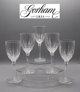 Gorham Sundance Kristall Weingläser 5er Set Kelche - Bild 1 von 4