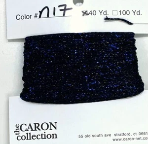Caron Collection Metallic Carbon # 17 40 yds needlepoint threads embroidery - Picture 1 of 1