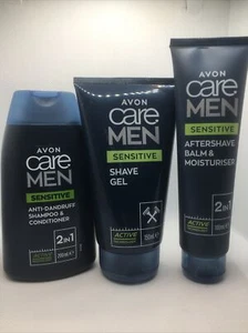 Avon Care for Men Sensitive Set - Gift/Birthday/Xmas New - Picture 1 of 4