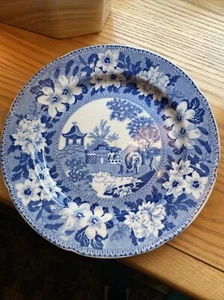 1820s Roger’s Staffordshire ELEPHANT Transferware Plate 9-1/2" - Picture 1 of 8