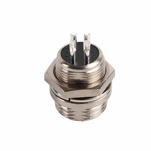 10 Set GX12 4Pin 12mm Aviation Plug Male Female Metal Socket Connector - Picture 1 of 12