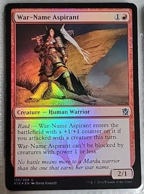 Foil War-Name Aspirant Khans of Tarkir - Magic the Gathering Red - Image 1 of 2