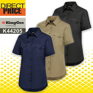 KingGee K44205 Women's Workcool2 Short Sleeve Shirt Lightweight Work Shirt - Picture 1 of 10
