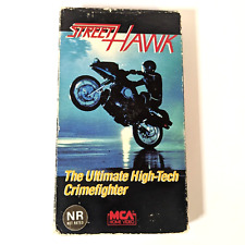 Rare Street Hawk VHS Vintage 1986, Video Tape, Rex Smith, MCA, Motorcycle Cop