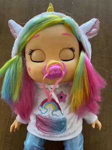 'Dreamy' Cry Babies First Emotions Interactive Doll- 65 Expressions & Sounds 14" - Picture 1 of 17