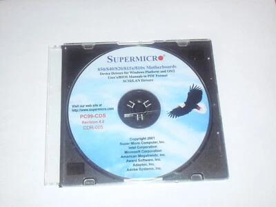 Supermicro 850/804/820/815x/810x Motherboard Driver CD for Windows & OS/2 - Image 1 of 2