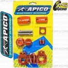 Apico Bling Pack Orange Blocks Caps Plugs Clamp Cover For Ktm Sx 250 2000 Motox