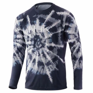 Huk Spiral Dye Pursuit LS Shirt H1200407 - Choose Size / Color - Picture 1 of 9