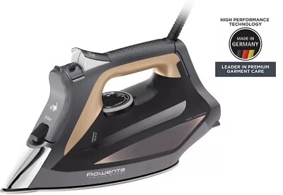 Rowenta DW5351 Focus Excel 1725-Watt Steam Iron. 400 Hole Stainless Soleplate. - Image 1 of 4