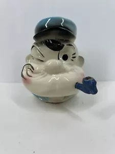 POPEYE THE SAILOR MAN Busto facial Cerdiga Cocina Banco de Monedas De Colección Pipa - Imagen 1 de 5