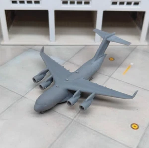 1/700 Resin Flugzeug C17 Globemaster Transportflugzeug Miniaturmodell unbemalt - Bild 1 von 3
