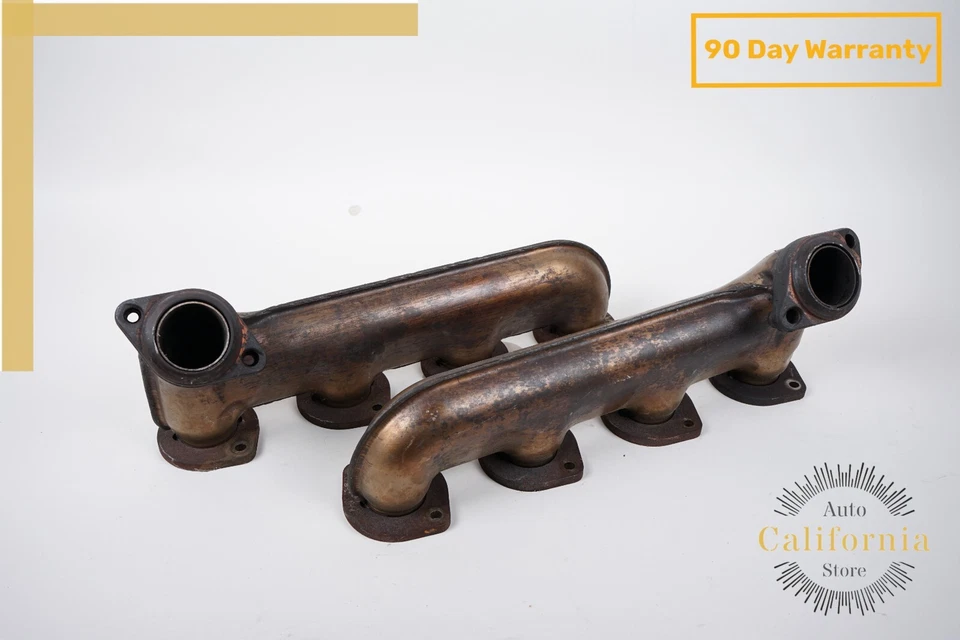 03-08 Mercedes R230 SL55 CLK55 AMG Coletor de Escape Direita e Esquerda Conjunto de 2 Fabricante de Equipamento Original - Imagem 1 de 4