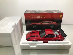 KYOSHO 08391A FERRARI 575 GTC 2004 -RED ROSSO 1:18 rare- GOOD IN BOX - Imagen 1 de 15