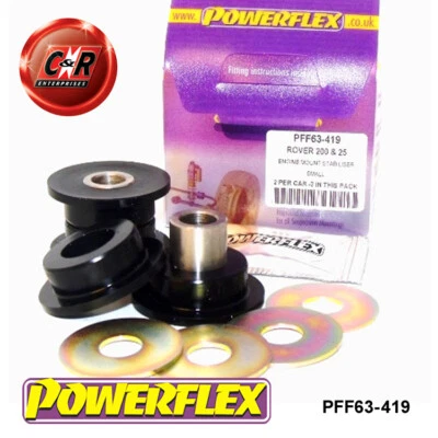 Powerflex Road Soporte Motor Estabilizadores (Pequeño) para Rover 45 (99-2005) - Imagen 1 de 4