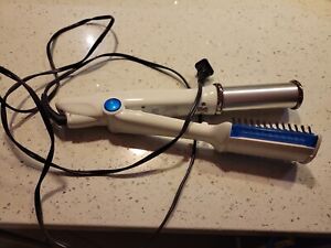 Instyler Wet To Dry Rotating Styling Iron Hot Hair 1-1/4 Barrel IS2.2-1001 Blue.