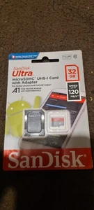 SANDISK 32GB ULTRA 32GB MICRO SDHC CARD - Picture 1 of 2