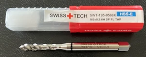Swiss+Tech M5x0.8 6H HSS-E DIN371 Spiral Flute Tap SWT-185-8568X - Picture 1 of 3