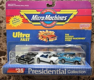 Micro Machines 1990 #35 Presidential Collection in 1989 Packaging - Rare! Limo - Picture 1 of 4