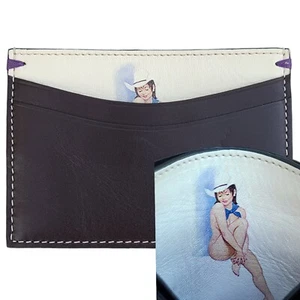 ⚡VINTAGE⚡ PAUL SMITH Naked Lady Wallet Naked Cowgirl Card Holder *NEW IN BOX* - Picture 1 of 7