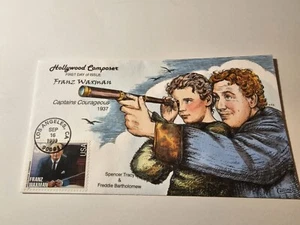 USPS FDC HAND PAINTED CAPTAINS COURAGEOUS SC # 3344A FRANZ WAXMAN 33 CENT - Picture 1 of 4