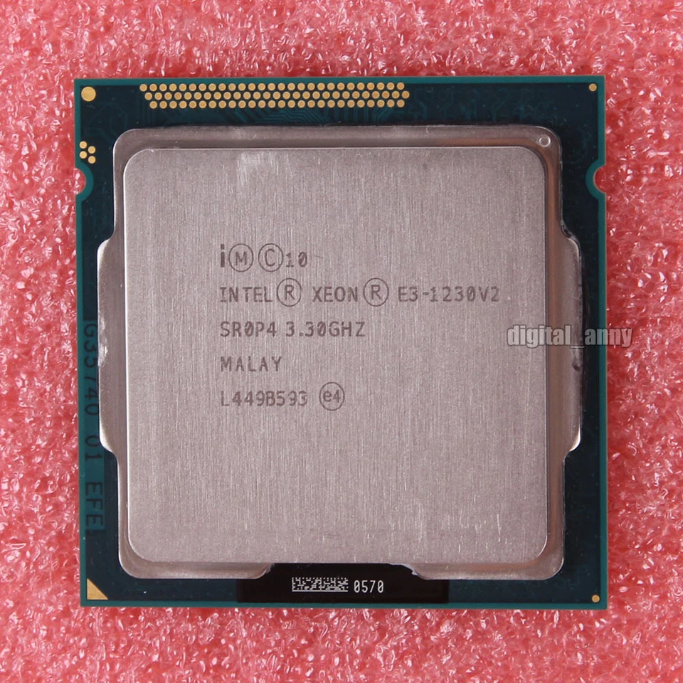 Intel Xeon E3-1230 V2 3.3 GHz Quad-Core CPU Processor SR0P4 Socket 1155 / H2 - Image 1 of 1