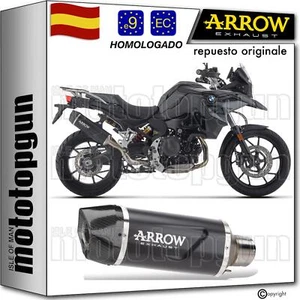 ARROW TUBO DE ESCAPE HOMOLOGADO INDY-RACE EVO NEGRO C BMW F 800 GS 2024 24 - Imagen 1 de 5