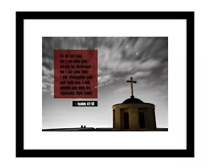 Christliche Bibel Vers 8x10 Druck Fürchte dich nicht Schrift Jesus inspirierend - Bild 1 von 2