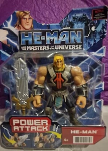He-Man and The Masters of the Universe He-Man Action Figure Giocattolo Carta Danneggiata - Foto 1 di 2