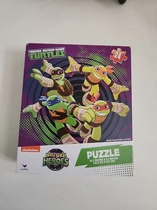 Cardinal Nickelodeon TMNT Teenage Mutant Ninja Turtle Power 24 Piece Puzzle Open - Picture 1 of 6