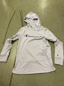 Champion Youth Lightweight Hooded Shirt Long Sleeve Youth L - Picture 1 of 6