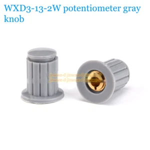 4mm Gray Potentiometer Knobs for WXD3-13-2W Multi-turn Wirewound potentiometer - Picture 1 of 4