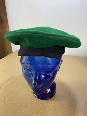 Vintage 60s 70s Women’s Fancy Wool Beret Hat Cap Mod Atomic Artists Dress - Image 1 of 4