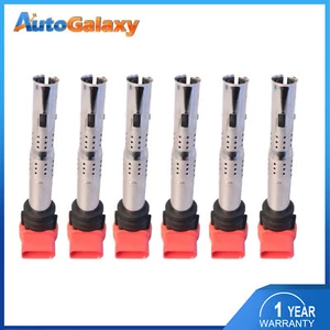 Set(6) Ignition Coils For  Audi Q5 Q7 A6 A8 R8 S4 Porsche Panamera VW Touareg - Picture 1 of 8