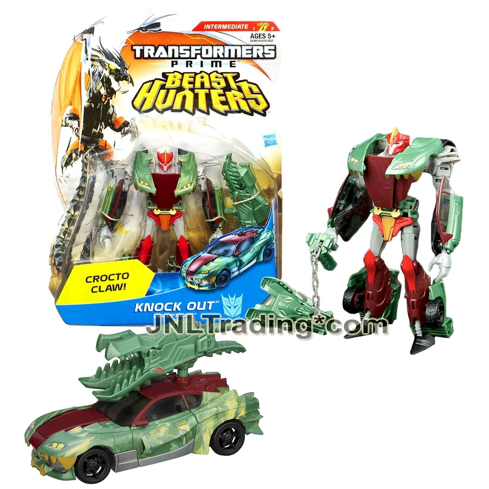 Year 2012 Transformers Prime Beast Hunters Deluxe 6" Figure KNOCK OUT Sports Car - Image 1 of 1