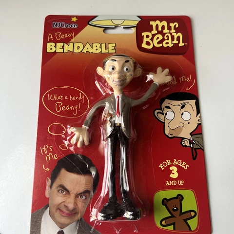 New Vintage NJCroce 1990 A Beany Bendable 6" Mr Bean Action Figure For 3+ Cover