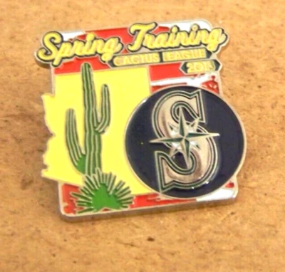 2013 Spring Training Seattle Mariners lapel pin Cactus League c44969 - Image 1 of 4