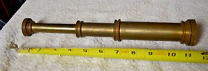 Antique 19th Century Maritime Spy Glass Brass Nautical 11.5” Extended - Picture 1 of 5