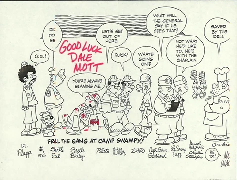 MORT WALKER - INSCRIBED PRINTED ART SIGNED IN INK Cover
