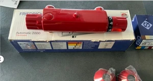 Grohe Automatic 2000 Thermostat Duscharmatur alte Serie in Rot 80er Jahre - Picture 1 of 11