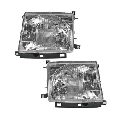 Headlight Assembly Set Headlights Fit for 1997-2000 Toyota Tacoma TO2502120 - Image 1 of 4