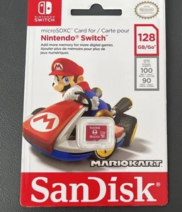 SanDisk 128GB micro SD XC Card MicroSDXC Flash Memory Nintendo Switch. NEW - L1 - Picture 1 of 2