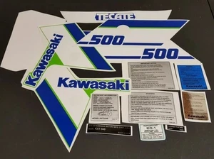 1986 Kawasaki TECATE 3 KXT250 KXT 250 As 500cc CUSTOM KX DECALS STICKERS Fits 87 - Picture 1 of 1